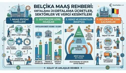 Belçika’da Maaşlar 2026 Türk Çalışanlar İçin Ekonomik Görünüm ve Sektörel Analiz