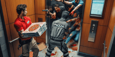 Pizza-Kuryesinin-Sok-Eden-Goruntuleri-Asansorde-Malzeme-Yiyip-Idrar-Yapti-dalle3